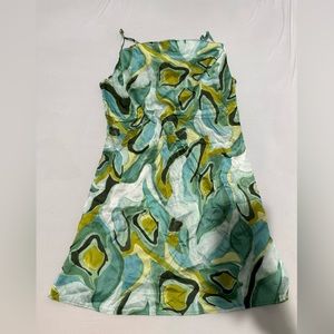 Green Silk Dress